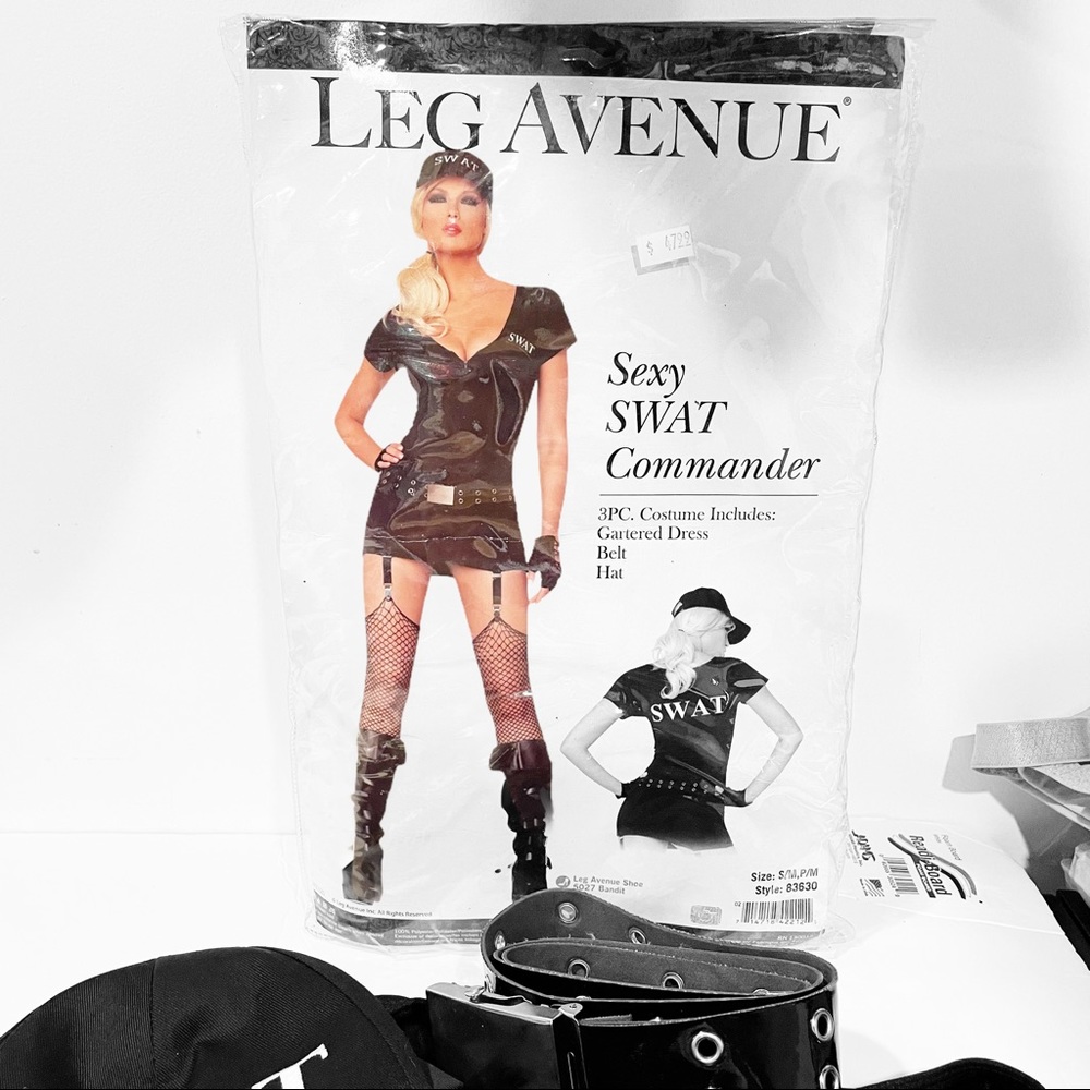 Leg Avenue Small Medium Sexy Swat Commander Adult Costume